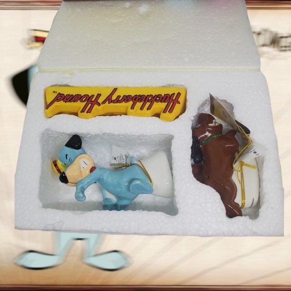 Huckleberry Hound & Deputy Dog Salt'n Pepper Set - Hanna-Barbera - Magnetic - Picture 9 of 10